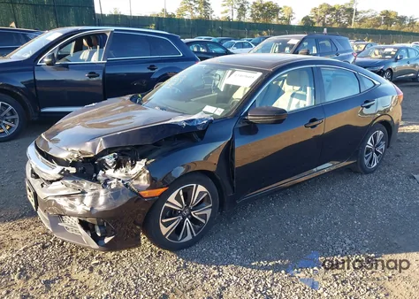 2017 Honda Civic Ex-T из США, поврежденный, VIN 2HGFC1F33HH644058